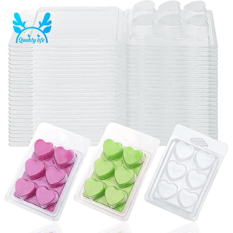 Wax Melt Clamshells Molds,Wax Melt Clamshells Wax Melt Love Heart Tray