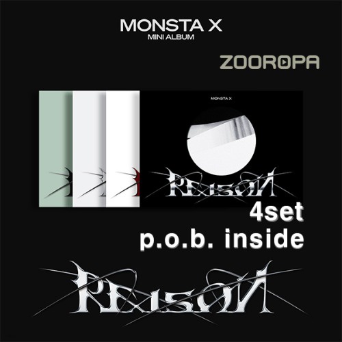 [ZOOROPA] MONSTA X 12th Mini Album REASON (+ P.O.B) Shopee Malaysia
