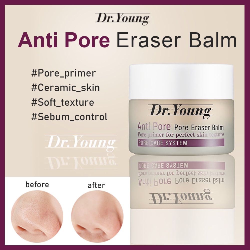 Dr.Young Pore Eraser Balm 15g primer makeup base smooth ceramic skin sebum control korean beauty korea cosmetic