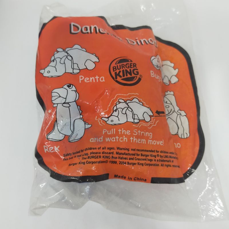 Burger KING TOYS DANCING DINO - PENTA
