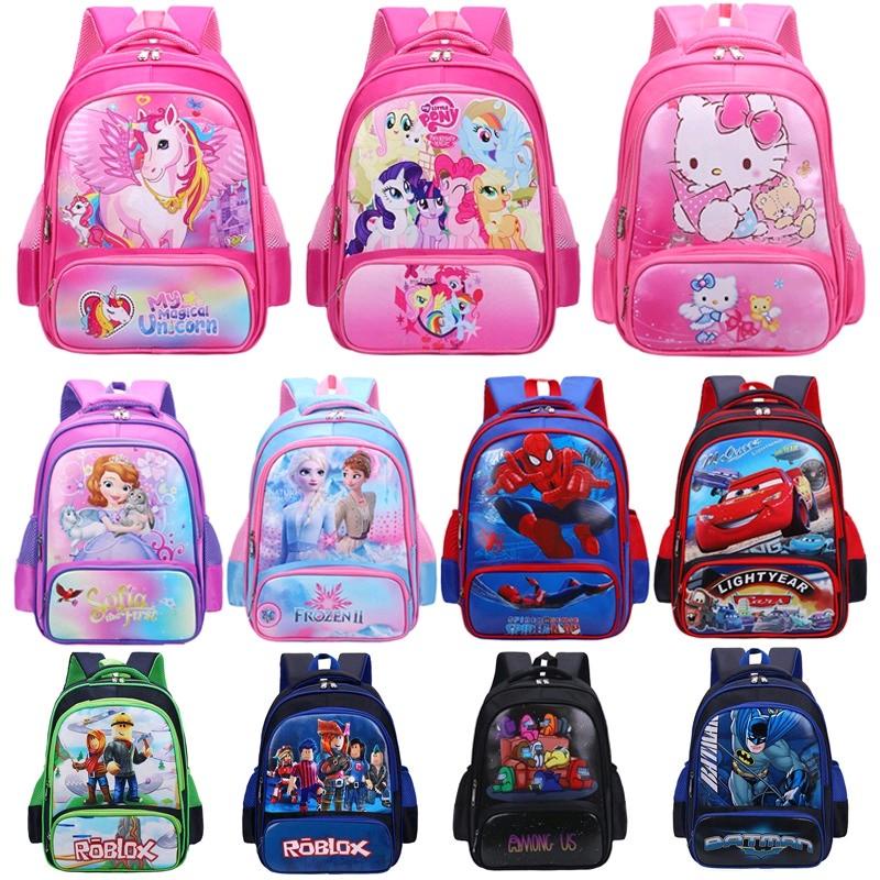 38cm School Bag Kids Cartoon School Bagpack Beg Sekolah Budak Beg ...