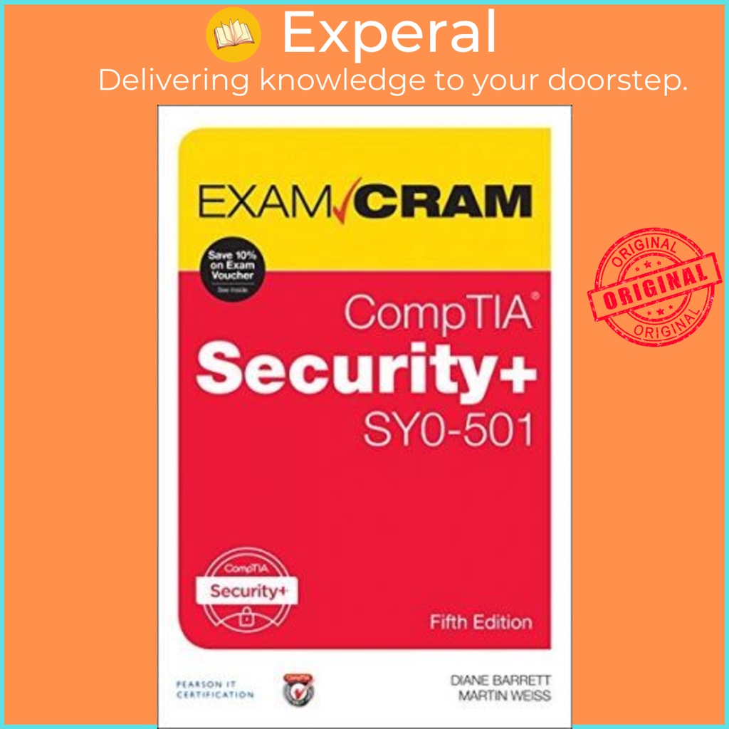 [English - 100% Original] - CompTIA Security+ SY0-501 Exam Cram by Diane Barrett (US edition, paperback)