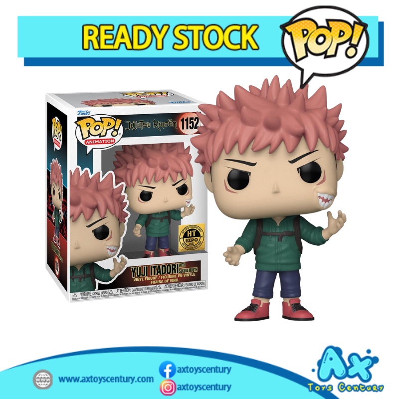Funko Pop! Jujutsu Kaisen Pop! Yuji With Sukuna 2022 HT Expo Exclusive #1152