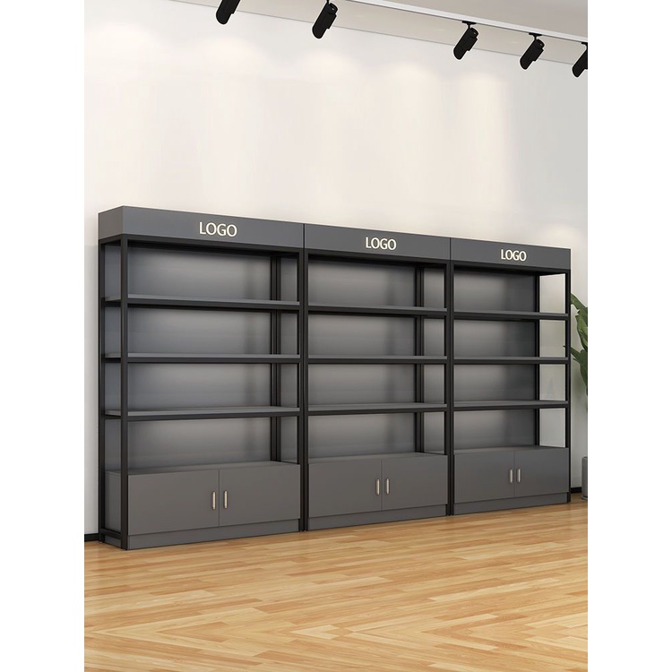 Shelf display cabinets display cosmetics racks products tobacco and wine samples beauty salon supermarket multi-layer ha