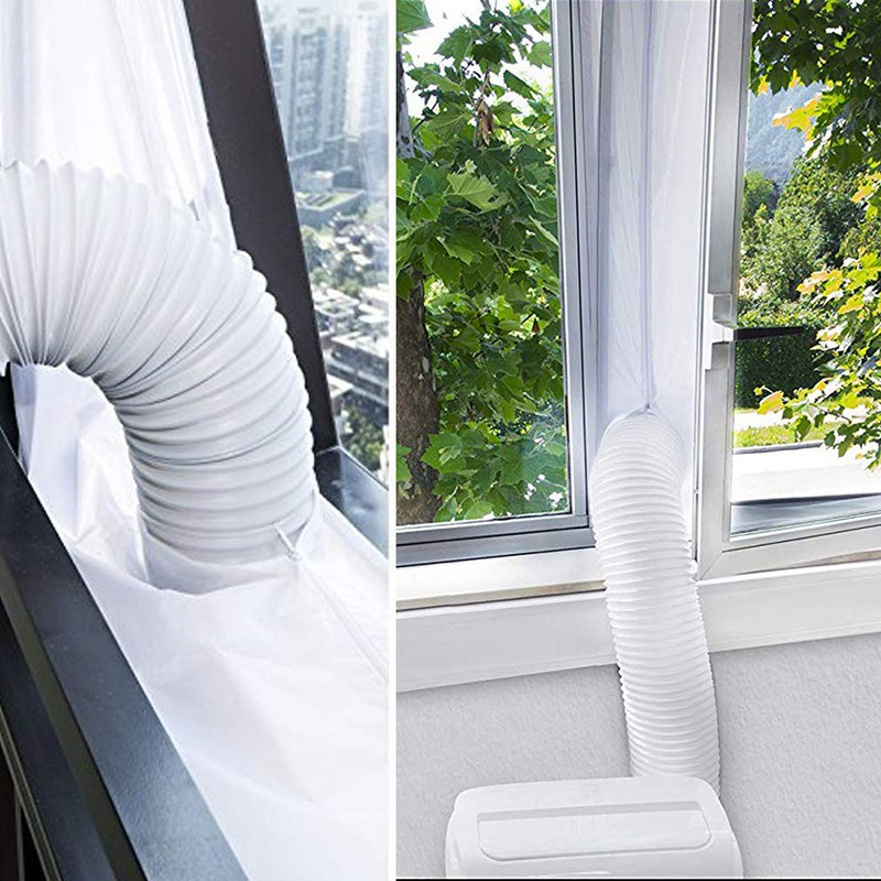 Premium Purpose Hot 400cm Airlock Window Seal Living Room Mobile Portable Air Conditioner Home SS60 Have - Image 3
