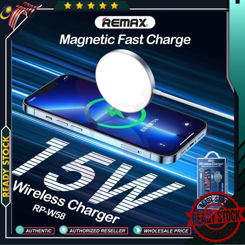 Remax RP-W58 Jinga Series Magnetic Fast Charge 15W Wireless Charger For ...