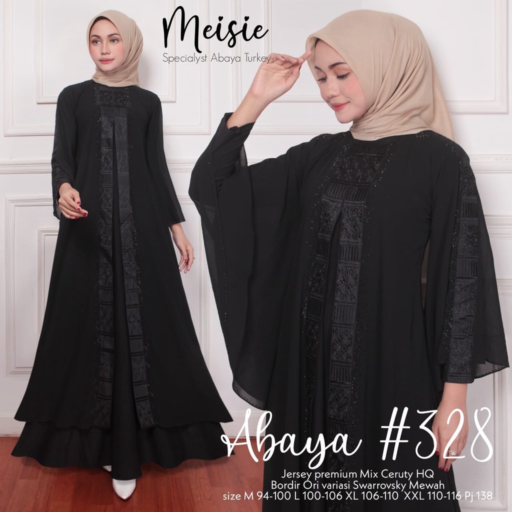 Essential Multi Abaya Turkey 1589 Women Muslimah Ashka 328 Durable - Image 2