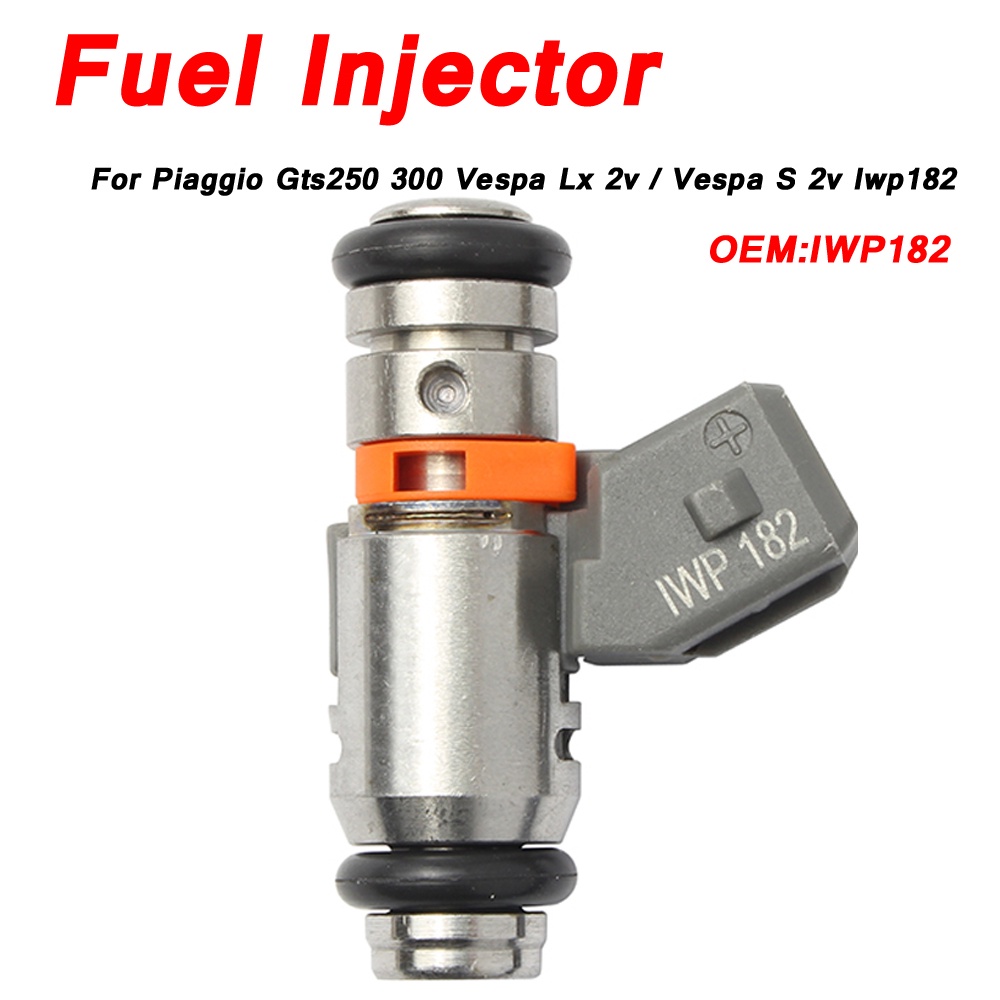 Fuel Injector For Vespa Lx 2v / Vespa S 2v Piaggio Gts250 300 Iwp182