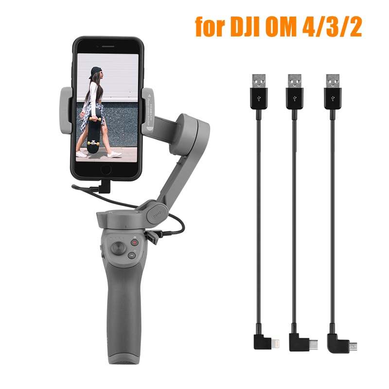 DJI osmo mobile 6 Gimbal Stabilizer Mobile Phone Cable Accessories for DJI OM 6/OM 5/OM 4/Osmo Mobile 2/3 Type C Micro USB IOS Smartphone Charging Cable