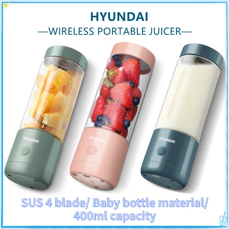 Modern portable fruit mixer, handheld juice extractor, mixer, multifunctional USB rechargeable juicer