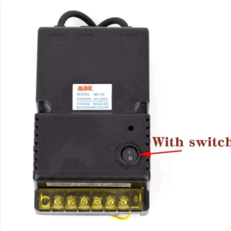 GAS SPARK MDK (Model MK-02) Baking oven gas oven tunnel furnace Controller 220VAC - Screw  (With Switch or Not Switch)