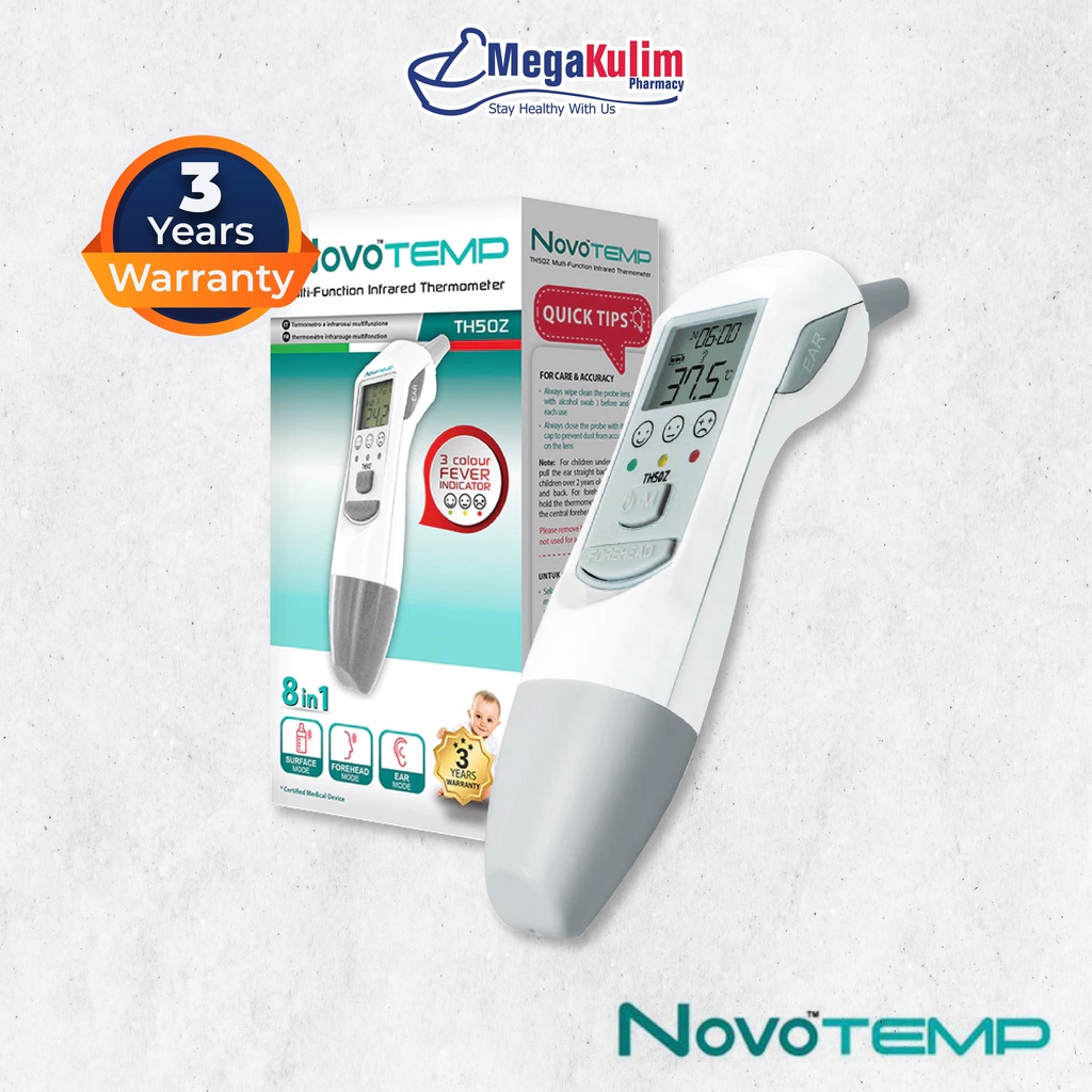 NovoTemp MultiFunction Infrared Thermometer TH50Z 1's Shopee Malaysia