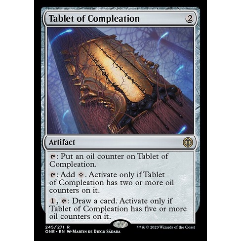 Tablet of Compleation | [ONE][R][{2}][Artifact][MTG Singles]