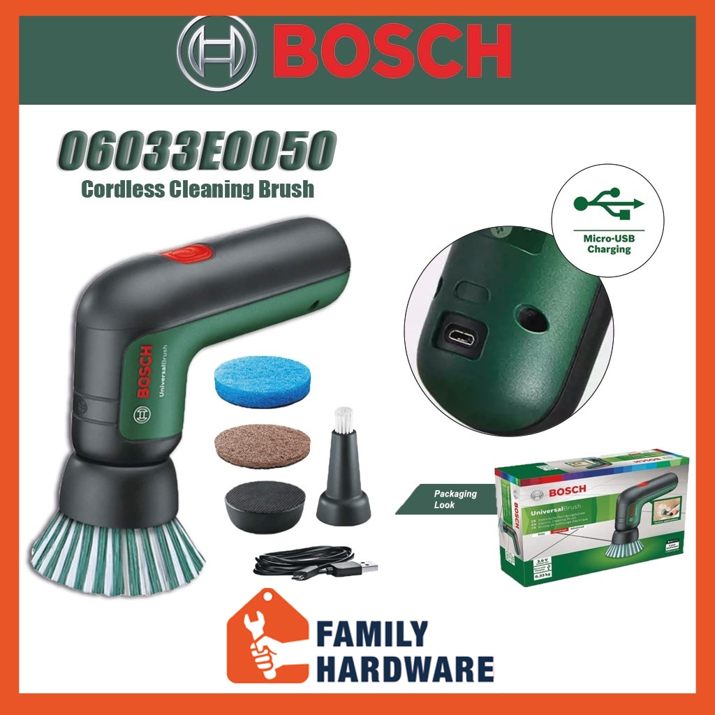 FRESH STOCK ! BOSCH Universal Brush Cleaning Brush Berus 06033E0050 made in hungary FAMILY HARDWARE