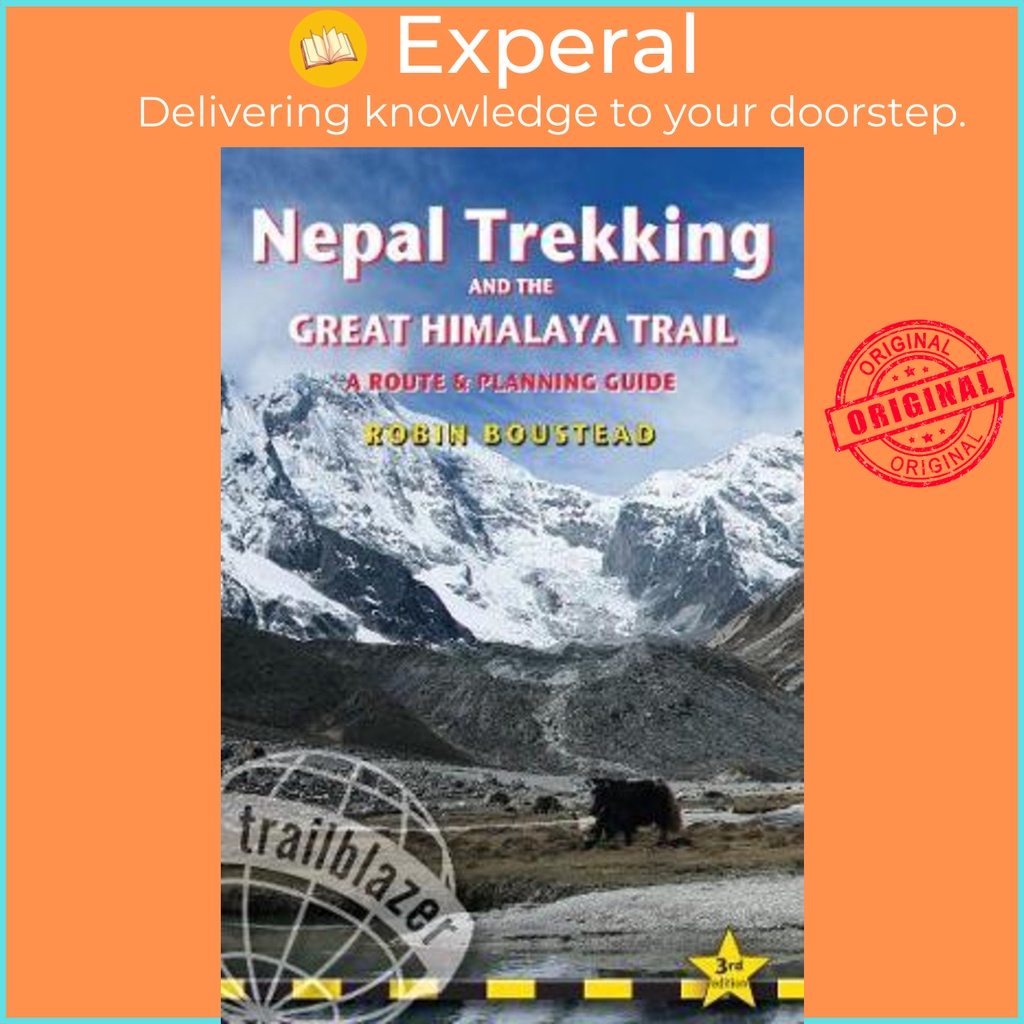 [English - 100% Original] - Nepal Trekking & The Great Himalaya Trail: A Route by Robin Boustead (UK edition, paperback)