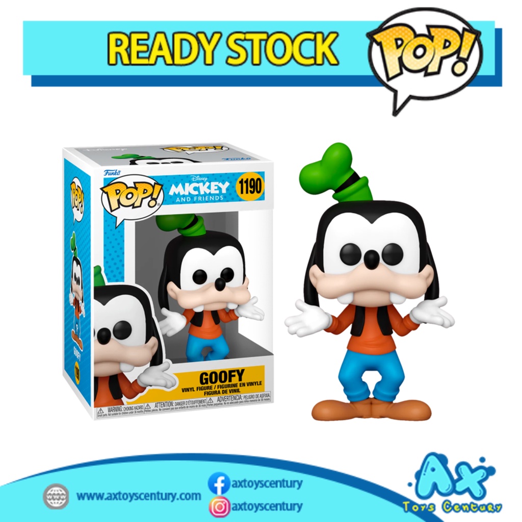 Funko Pop! Mickey and Friends - Goofy #1190 100% Genuine