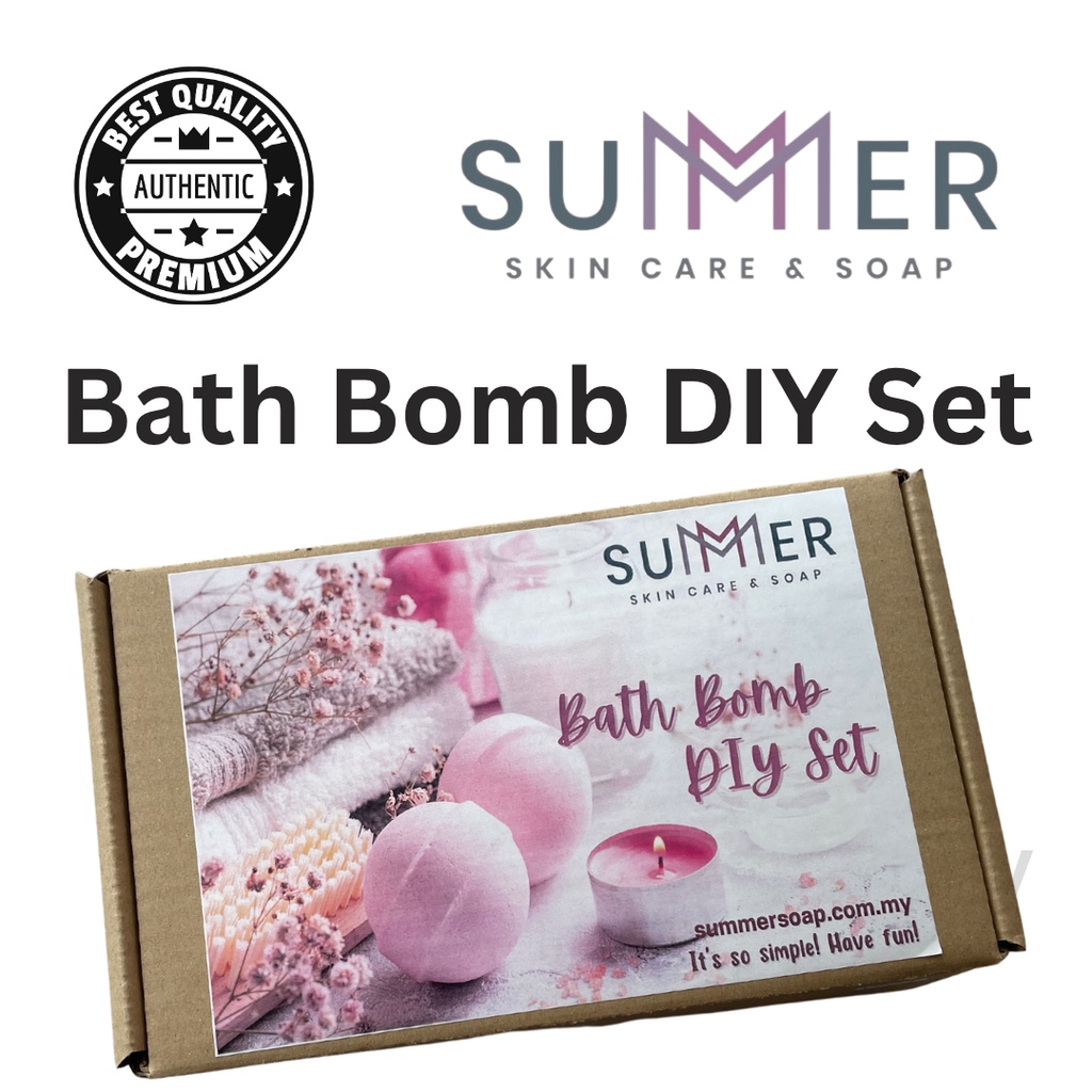 Summer Soap Bath Bomb DIY Set Handmade Bathbomb Soda Powder