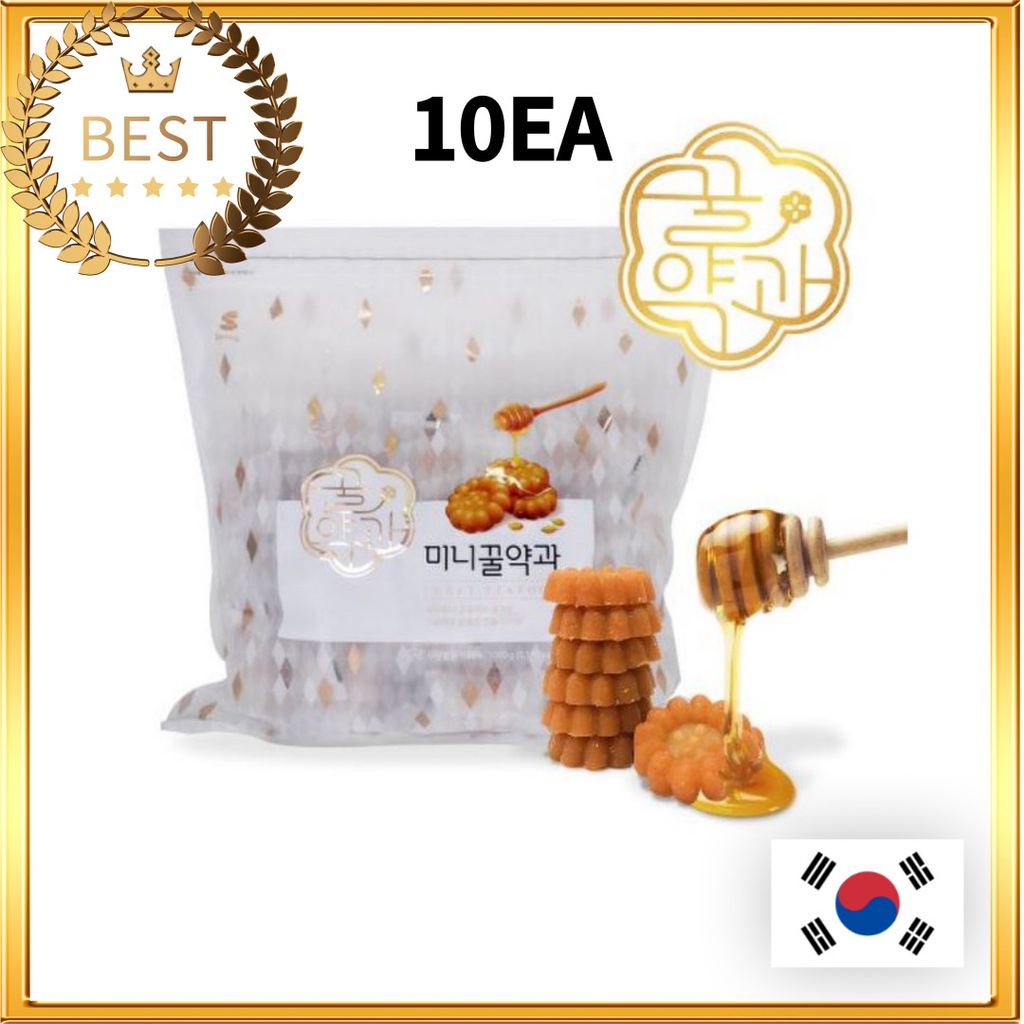 [Samlip] Mini Honey Yakgwa 10EA (70g) Individual Packaging Korean Traditional Sweet Cake From Flour│Korean traditional Flour Snacks Sweets│K-FOOD