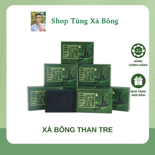 Sinh Duoc Cooperative Bamboo Charcoal Soap 100g