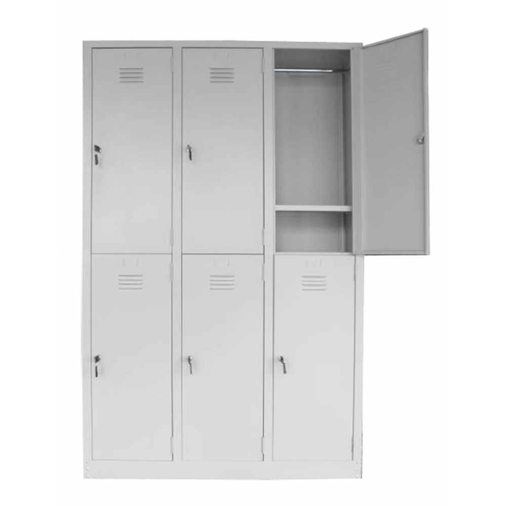 6 Compartments Multiple Steel Locker | Shopee Malaysia