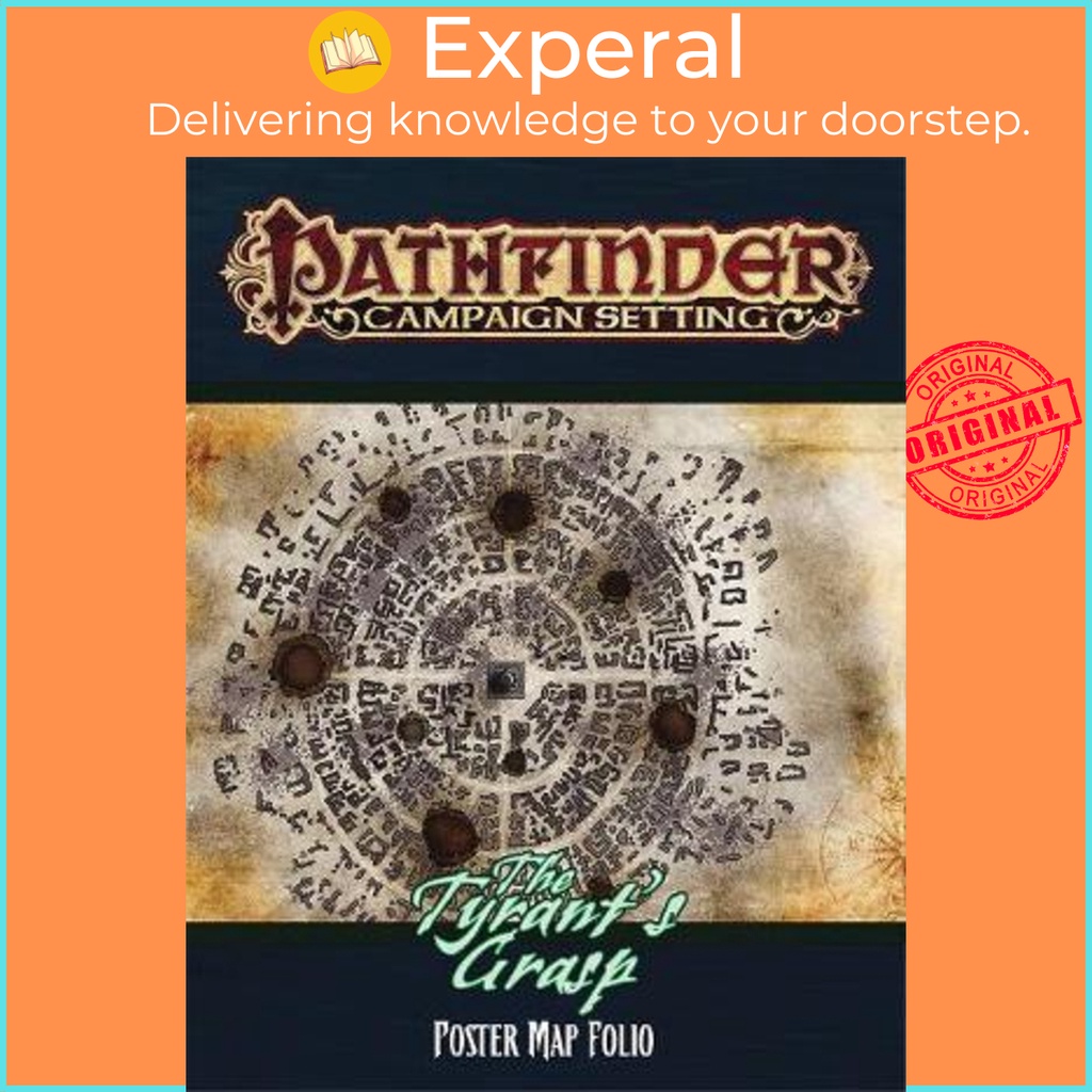 [English - 100% Original] - Pathfinder Campaign Setting: Tyrant's Grasp Poster Ma by Paizo Staff (US edition, paperback)