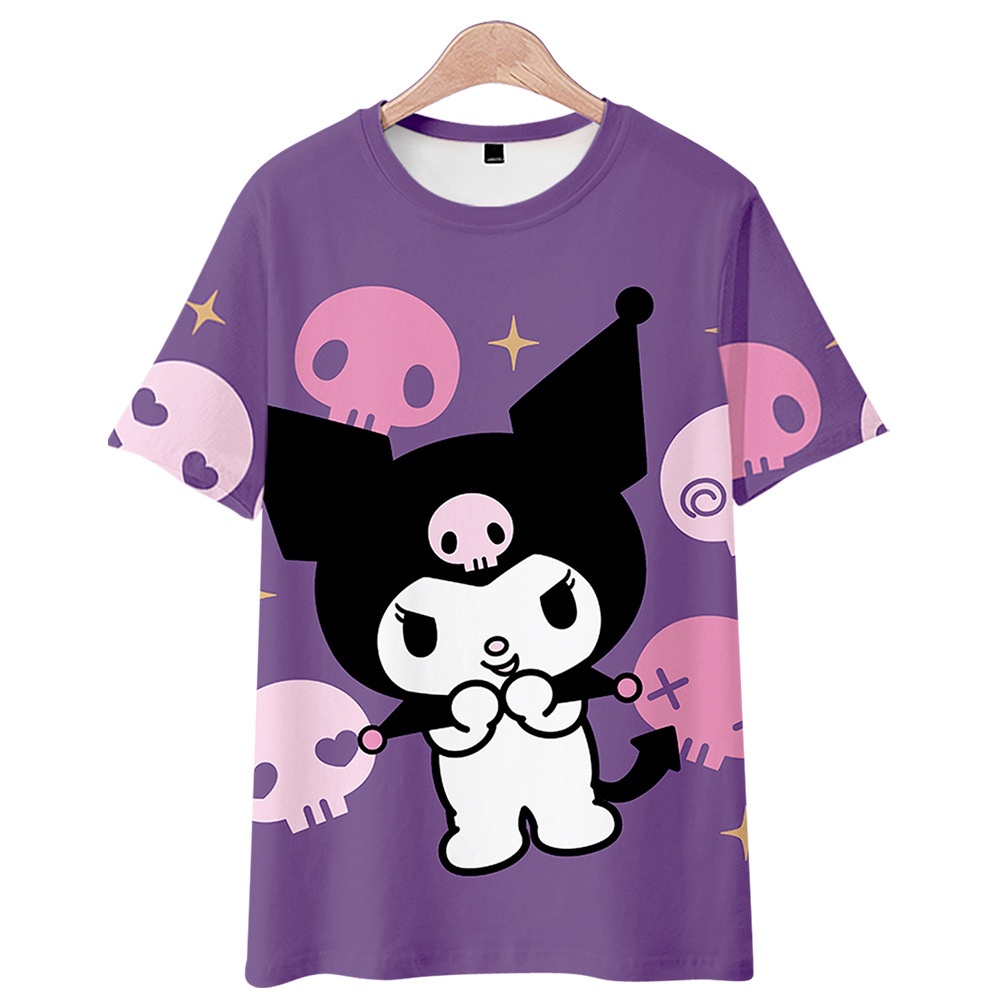 Sanrio Kuromi T-shirt Short Sleeve | Shopee Malaysia