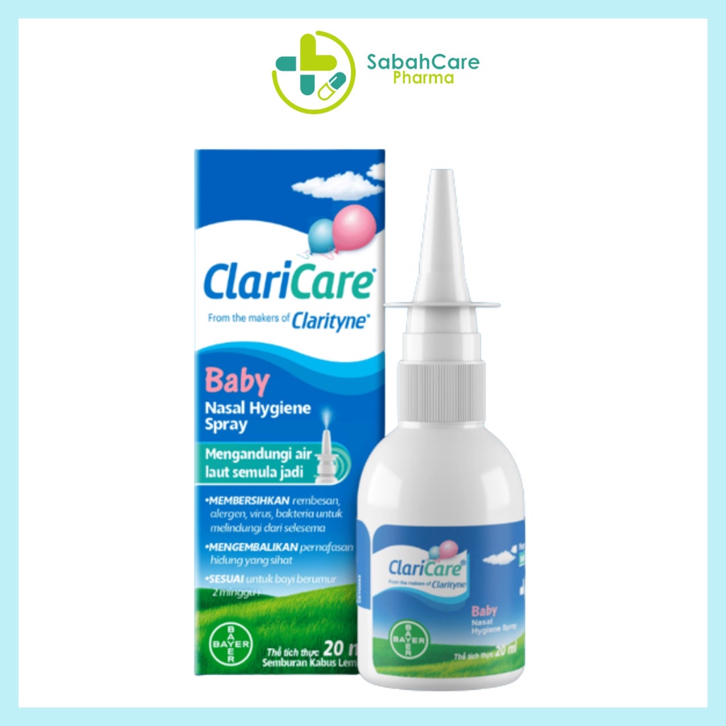 SABAHCARE CLARICARE NASAL SPRAY BABY 20ML Shopee Malaysia