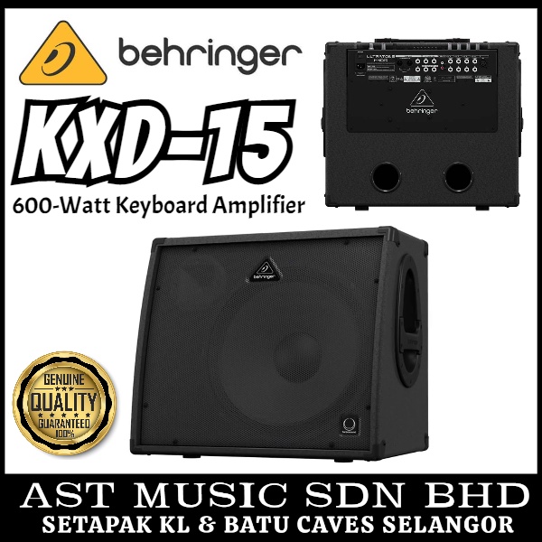 Behringer Ultratone KXD15 600Watt Keyboard Amplifier Shopee Malaysia