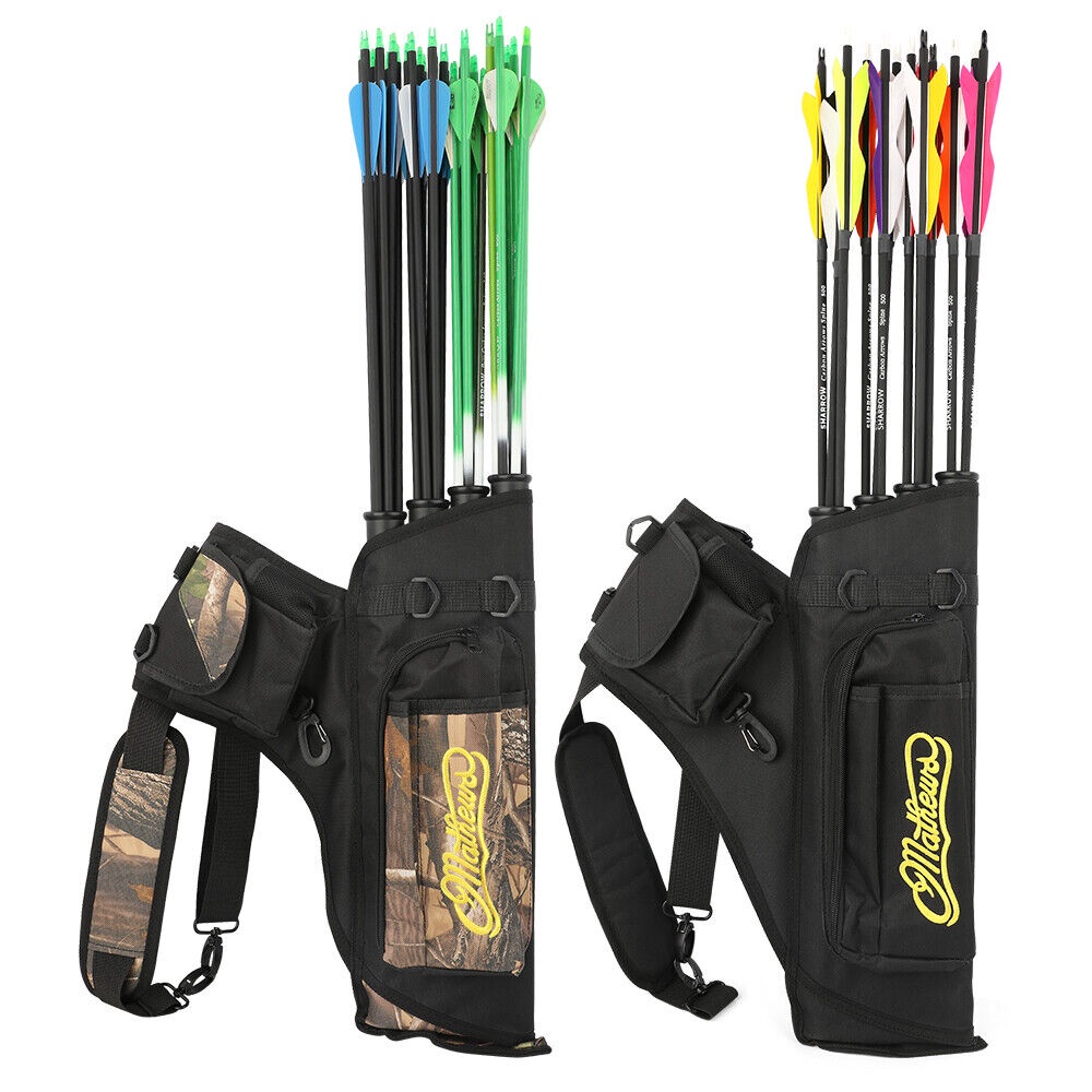 Archery pot outdoor shooting archery 4 tube quiver bag waist crotch
