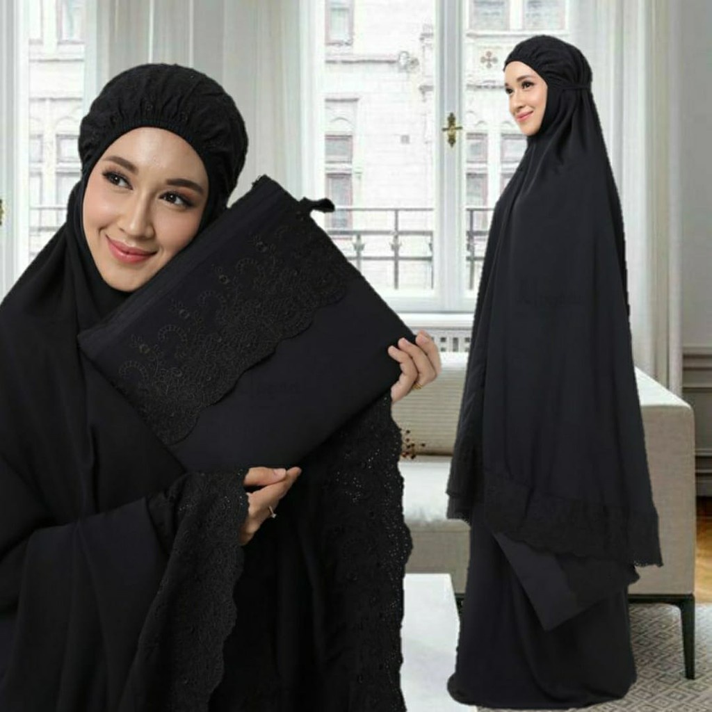 Trendy Accessory Enhance Your Eid al-Fitr Elegance Exquisite Mukenas Ideal Travelers! Telekung Bag Included Style Casual - Image 5