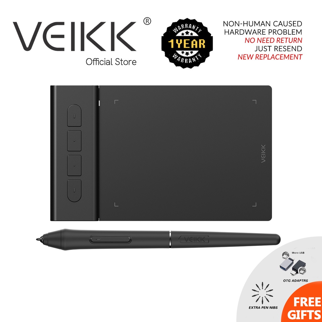 VEIKK Digital Drawing Tablet: Nếu bạn muốn thực sự đam mê vẽ tranh hoặc luyện tập kỹ năng thiết kế đồ họa, VEIKK Digital Drawing Tablet là phụ kiện không thể thiếu. Được trang bị các công nghệ tiên tiến, sản phẩm này sẽ giúp cho những bức tranh, những thiết kế của bạn trở nên hoàn hảo hơn. Xem ngay hình ảnh liên quan để hình dung về sản phẩm.