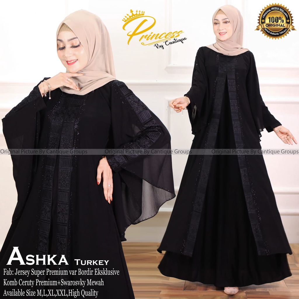Essential Multi Abaya Turkey 1589 Women Muslimah Ashka 328 Durable - Image 4