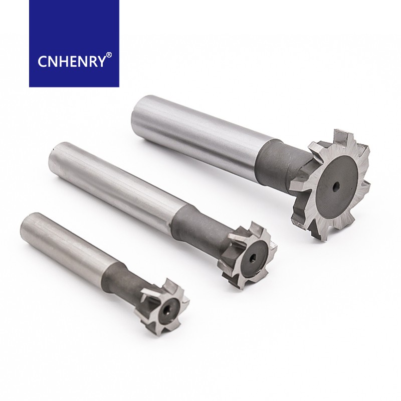 HSS T Slot End Mill 10 12 16 20 30 32mm Router Bit For Metal Milling CNC T Slot Milling Cutter