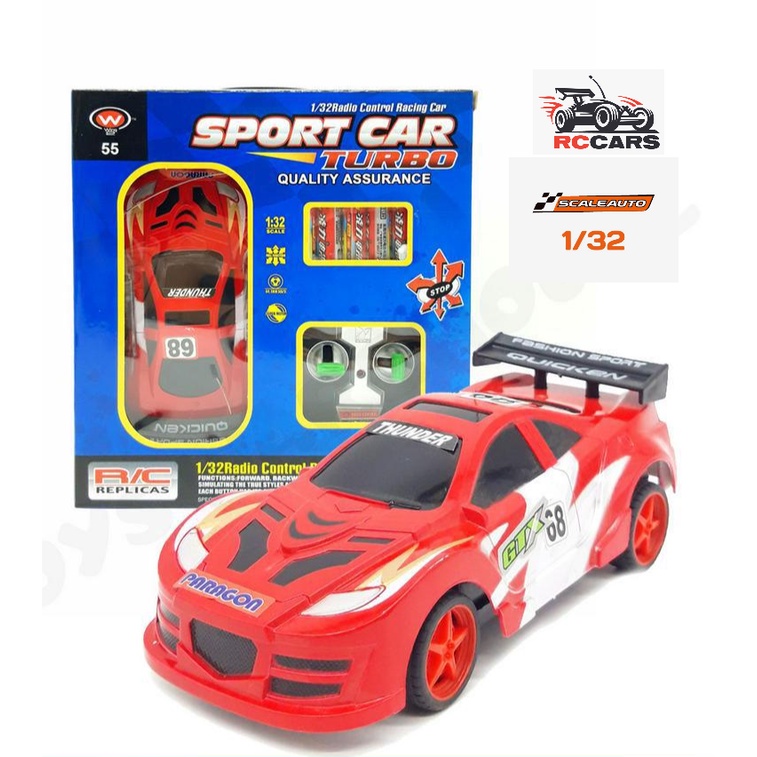 Max Speed Sports Car Turbo RC Car 1/32 Radio Control Racing Car