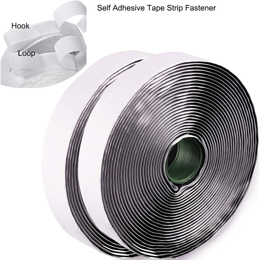 Self Adhesive Strips Strong Back Sticky Fastening Hook Tape Nylon