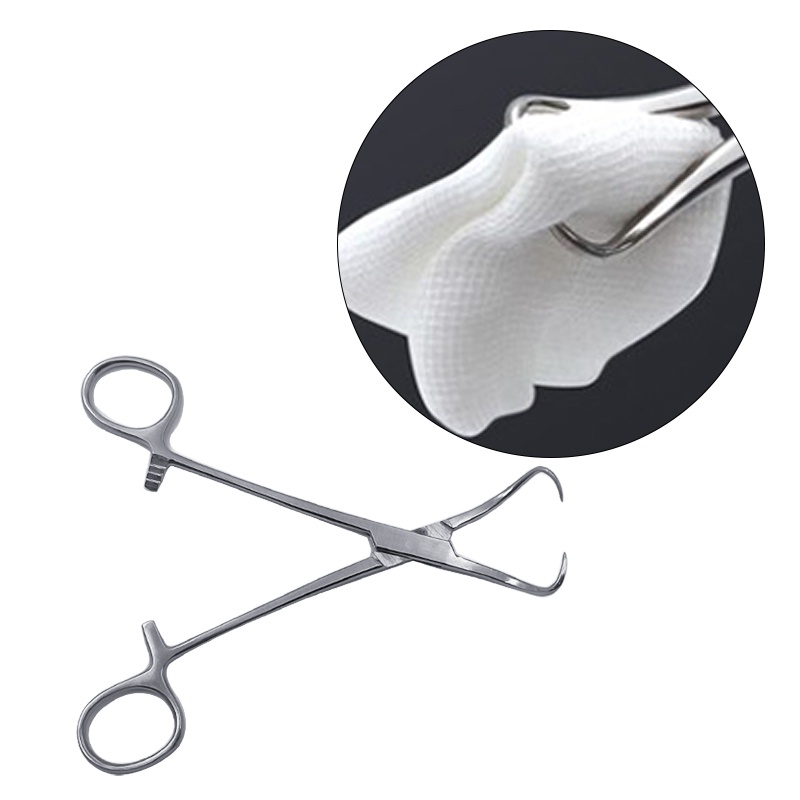 Stainless Steel Surgical Cloth Towel Clamp Forceps Dental Instruments Tool