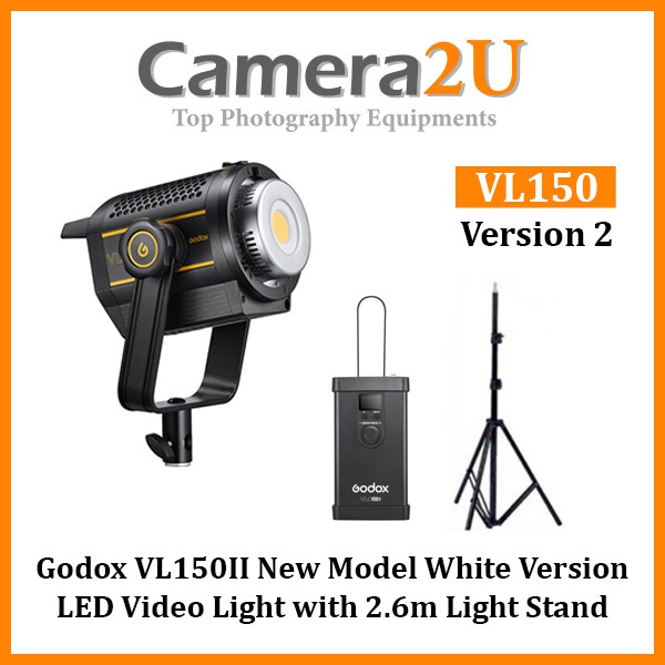 Godox VL150II VL150 Version 2 New Model White Version LED Video Light