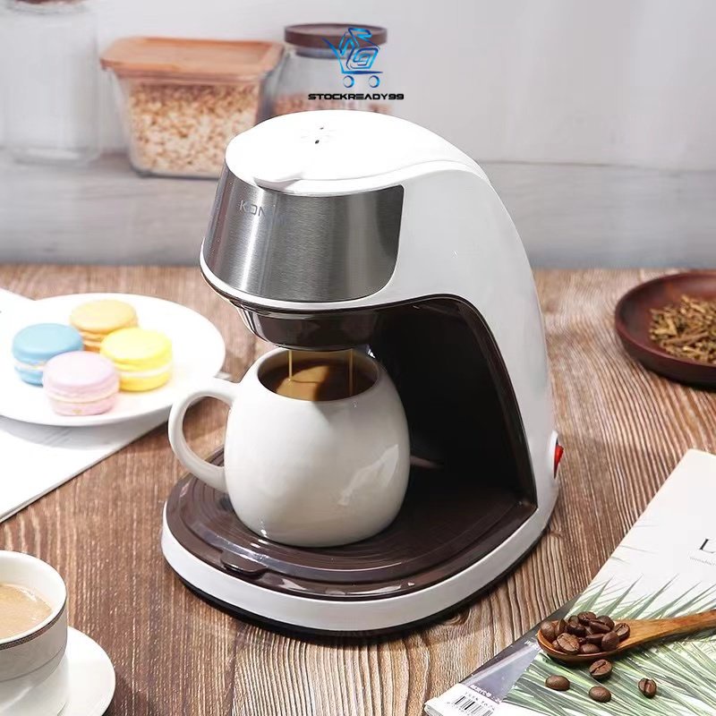 SR99. Konka Coffee/Tea Machine Home & Office Portable Coffee Maker 美式滴漏咖啡机 家用小型多功能半自动办公室迷你便携式泡茶机 Free ceramic cup