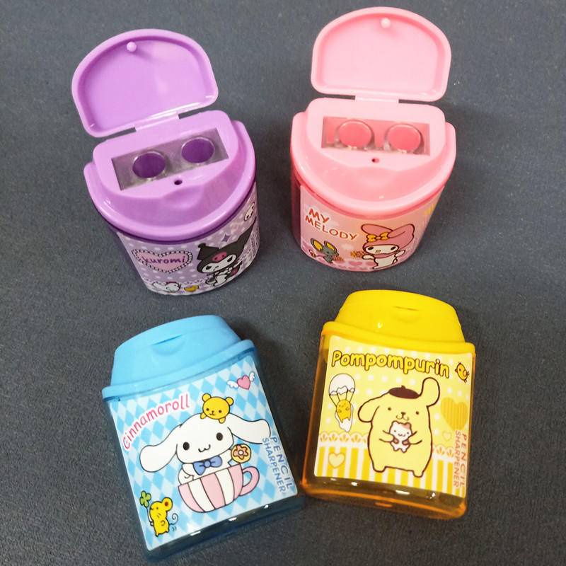 Sanrio Mymelody Kuromi Cinnamoroll Pom Pom Purin Pencil Sharpener
