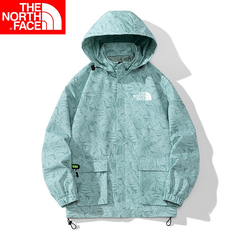 The North Face Charge Jacket Men's and Women's Waterproof Jacket Removable Hat Breathable Quick-drying Jacket Outdoor Sports Jackets Coats
