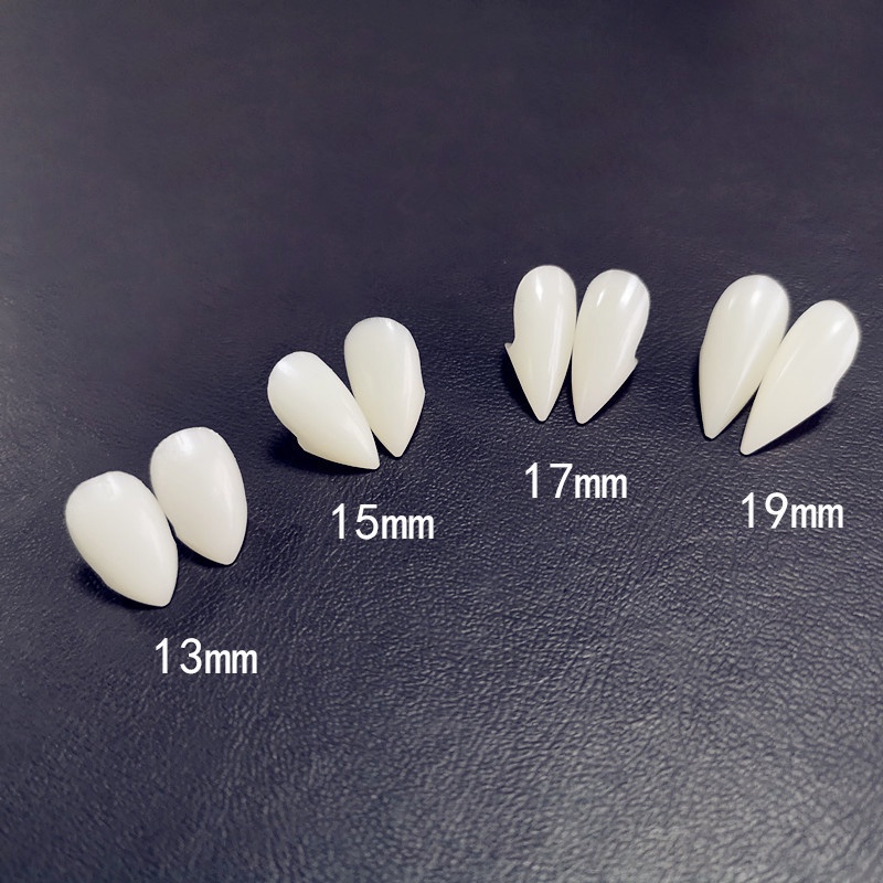 4 Size Vampire Teeth Fangs Dentures Props Halloween Costume Props False