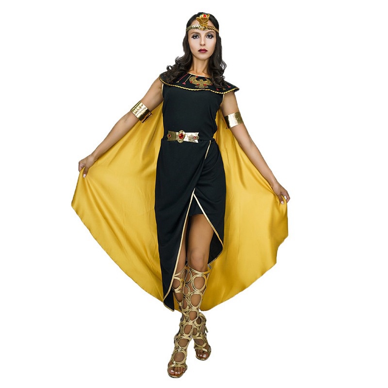 Adult party cosplay Ancient Arabian Ancient Egypt Egyptian Pharaoh King Empress Cleopatra Queen Priest Costume Clothing