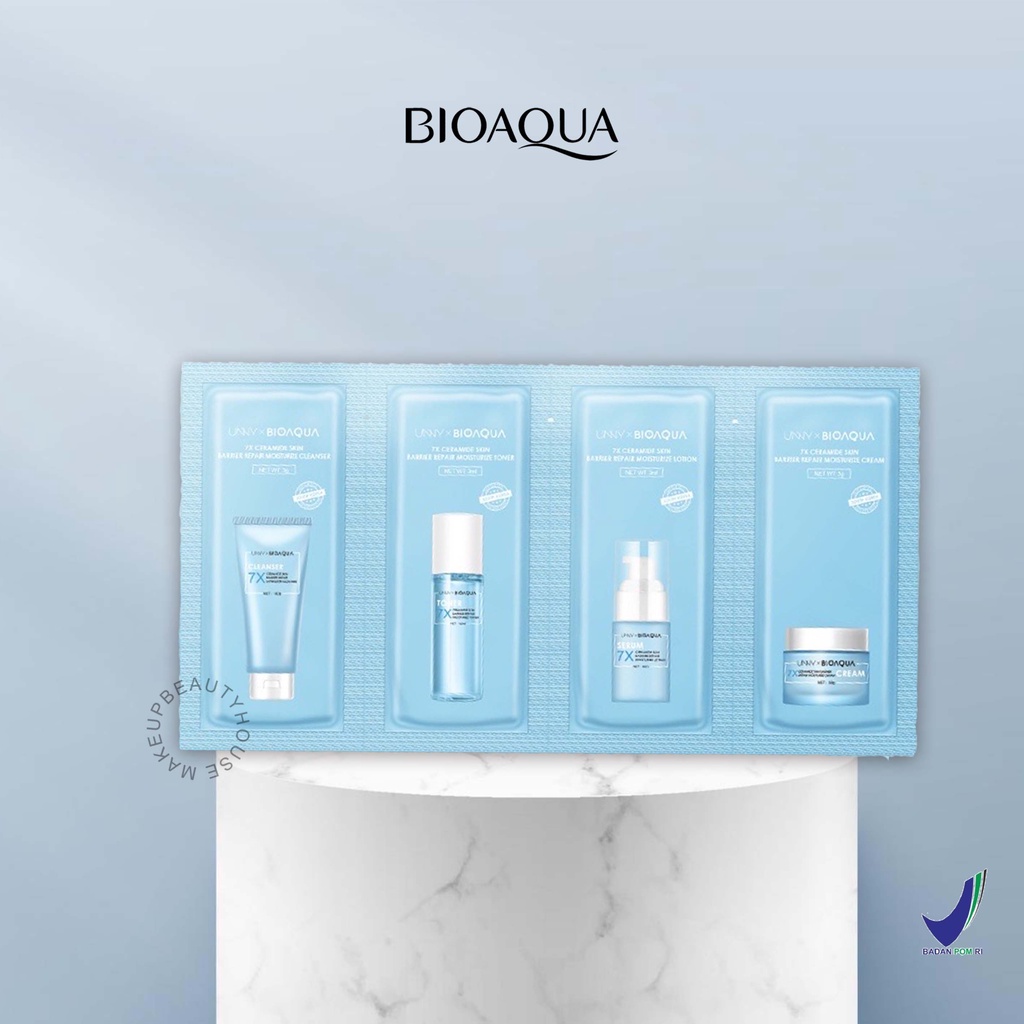 Bioaqua 7X Ceramide Skin Barrier Repair Moisturizer Travel Kit Skincare