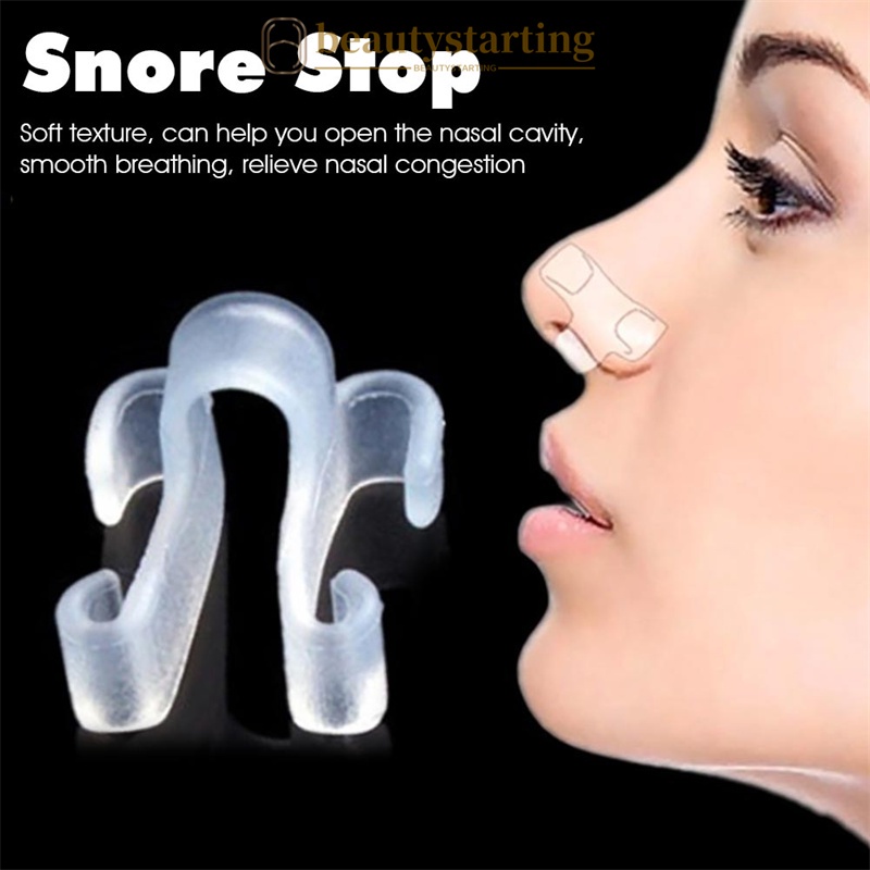 BT Anti-Snoring Apnea Nose Breathe Clip Portable Anti-Snoring Device Sleeping Aid Healthy Care