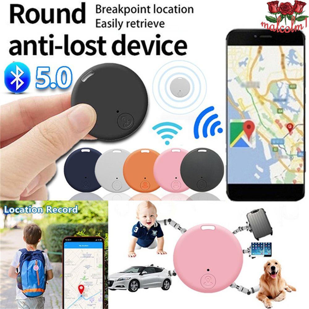 MALCOLM1 Practical Activity Trackers Anti-lost Locator Device Wireless Tracker Wireless Bluetooth For Pet Dog Cat Kids Mini Bluetooth 5.0 Need App Wallet Key Finder Smart Tag/Multicolor