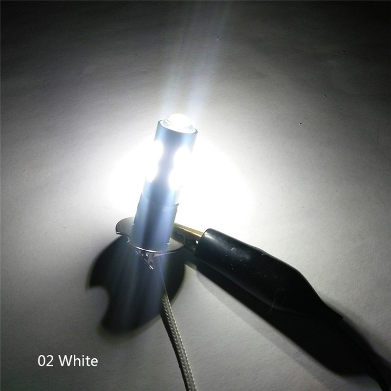 Essential Multi Upgrade Your Car's Lighting 2 H3 LED High Power Bulbs 10SMD 5630 5730 Enhanced Fog Daytime Running Li... - Image 2