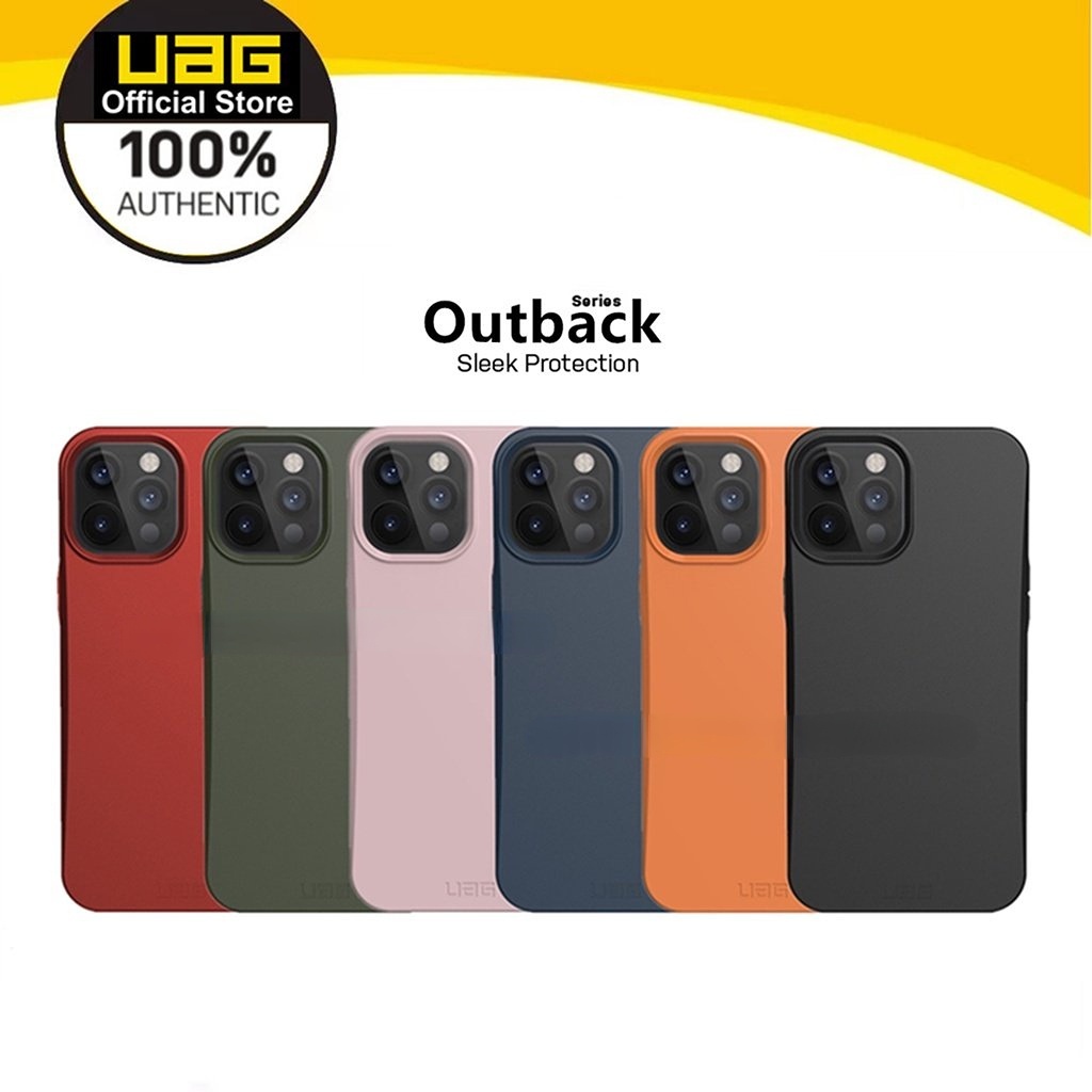 UAG iPhone 12 Pro Max / 12 Pro / 12 / 12 Mini / iPhone 11 Pro Max / 11 Pro / 11 Case Cover Outback Eco-Friendly Slim Protective 100% Biodegradable & Compostable iPhone Casing