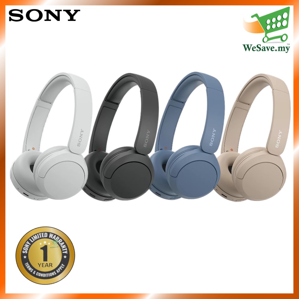 SONY WH-CH520 Wireless Headphones (Original) 1 Year Warranty by Sony Malaysia