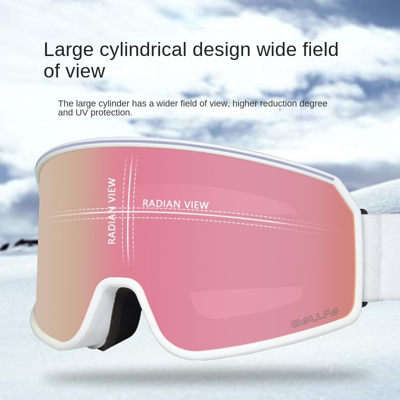 2023 NewAnti-fog Snowboard Goggles Double Layers Ski Goggles UV-Protection Ski Goggles for Myopia-Glasses for Adult