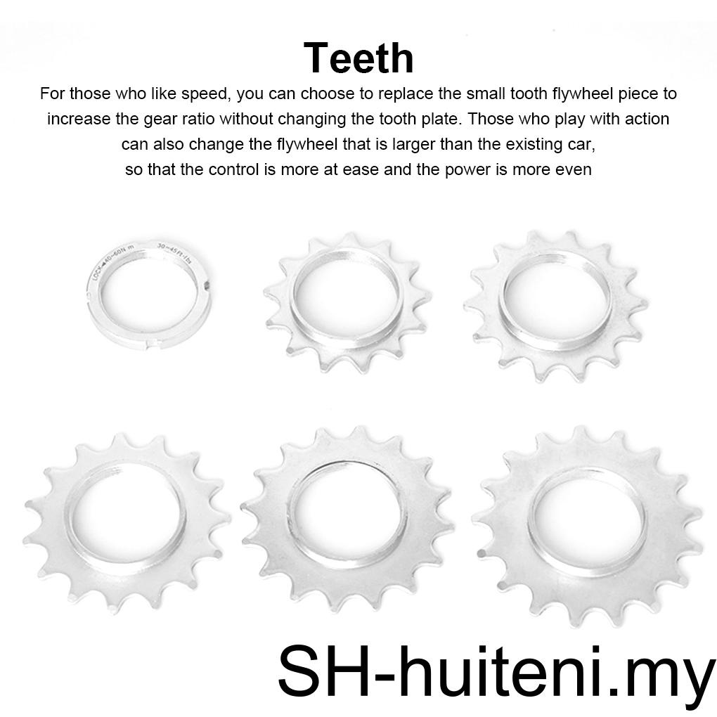 1/2/3/5 Fixed Gear Mountain Bike Wheel Cogs for Hub MTB Bicycle Carbon Steel Sprocket Lock Rings